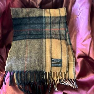 Christian Dior Monsieur Paris New York vintage lamb wool scarf